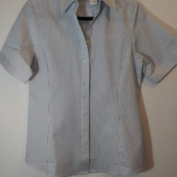 VF Imagewear  Women's Short Sleeve Button Uniform Shirt Size 06 #W-132 - Picture 4 of 7